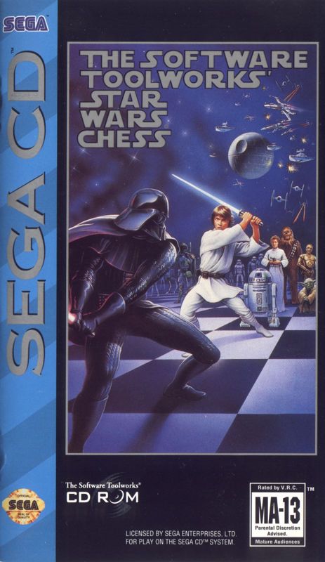 Star Wars Chess box art for Sega Mega CD